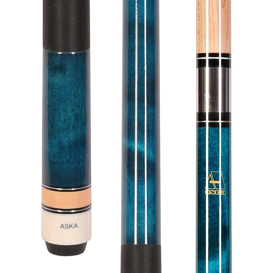 sceneⅡ ASKA ASKA L2 2-Piece Pool Cue Stick, 58-inches Hard Rock Canadian